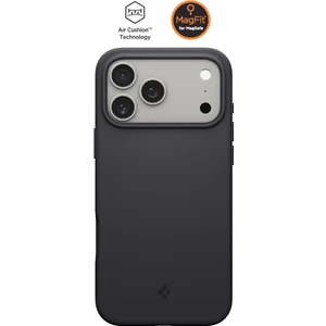 iPhone 17 Pro ile Uyumlu Silikon MagSafe Kılıf Silicone Fit Hava Kanalı Teknolojisi™ Askeri Sınıf Koruma MagFit Black Kaymaz Kapak - ACS09955