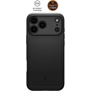 iPhone 17 Pro ile uyumlu ince MagSafe Kılıf Thin Fit Hava Kanalı Teknolojisi™ Askeri Sınıf Koruma MagFit Black Kapak - ACS09934