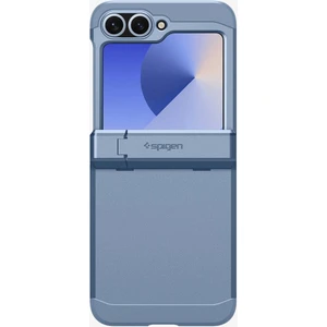 Samsung Galaxy Z Flip 7 FE / Z Flip 6 ile Uyumlu Ekstra Dayanıklı Kılıf Tough Armor Pro Hava Kanalı Teknolojisi Askeri Sınıf Koruma MagFit KickStand Sierra Blue Çift Katman Kapak - ACS09808