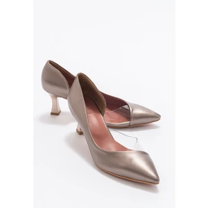 353 Bakır Lara Topuklu  Kadın Ayakkabı