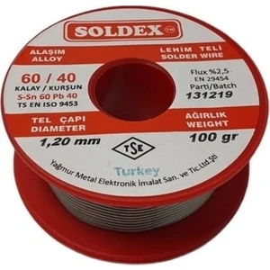 1.2 mm 100 Gr. Lehim Teli SN60 PB40