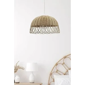 Bambu, Hasır Sarkıt Avize 30 cm