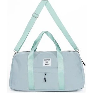 Unisex Önü Cepli Uzun Askılı Kadın ve Erkek Kullanabilir Seyahat Fitness ve Spor Çantası