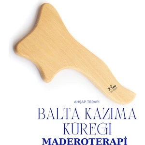 1sen Art Beauty Maderoterapi Kazıma Küreği Balta Ahşap Masaj Aleti