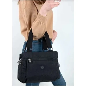 Kadın Siyah Kipling Kol ve Çapraz Çanta