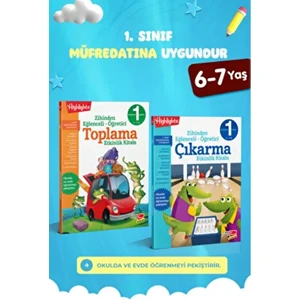 1. Sınıf Zihinden Eğlenceli-Öğretici Toplama ve Çıkarma Etkinlikleri Kitabı