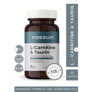 L-Karnitin, Taurin, Glutatyon ve Koenzim Q10 İçeren Tablet Takviye Edici Gıda