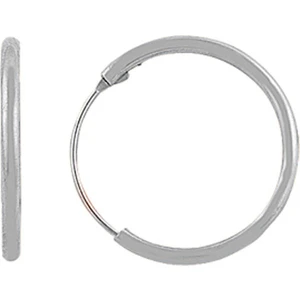 Söğütlü Silver 925 Ayar Gümüş Rodyum Kaplama Minimalist Halka Küpe – Zarif ve Dayanıklı Günlük Tasarım