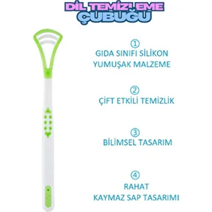Dil Temizleme Çubuğu - 1 Adet - Premium Kalite
