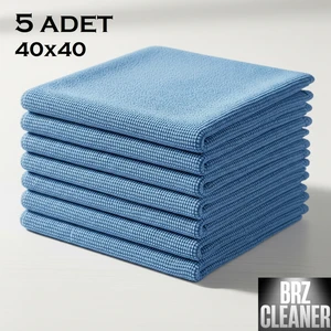 Brz Clean 5 Adet 40X40 Mikrofiber Temizlik Bezi