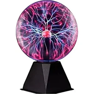 Tesla Küresi Bobini Plazma Lamba Işık Sihirli Küre Cadı Küresi Masa Lambası Elektrikli Lambcadı4