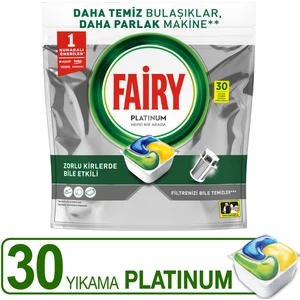 Platinum Bulaşık Makinesi Deterjanı Kapsülü/ tableti 30 Yıkama