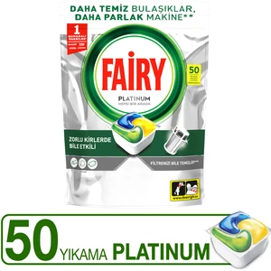 Platinum Bulaşık Makinesi Deterjanı Kapsülü/ tableti 50 Yıkama