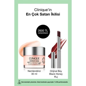 Favoriler Seti - Orijinal Boy Black Honey Ruj + Moisture Surge Nemlendirici Yüz Kremi 30 ml