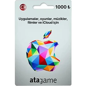 App Store & Itunes Hediye Kartı 1000 Tl