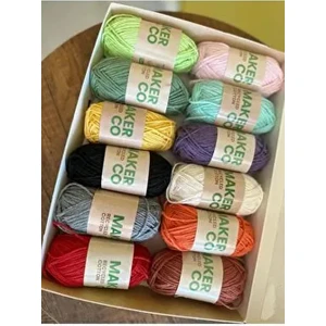 Makerco Recycled Cotton 12'li Ip Seti