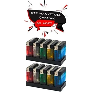 Str Manyetolu Platinli Çakmak 50 Adet