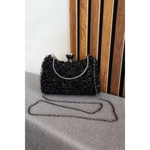 Kadın Taşlı Abiye Çantası