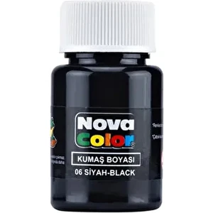 Fabric Textile Tekstil Tüp Kumaş Boyası Siyah Renk Kıyafet Elbise Çanta Ayakkabı Pantolon Tshirt