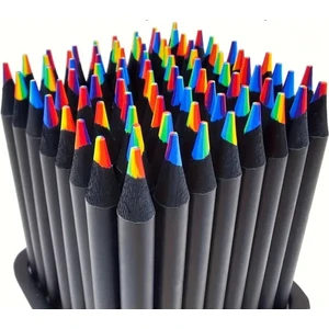 Gökkuşağı 2b Yedi Renk Aynı Anda Sanatsal Boya Kalemi ( Altı Adet )