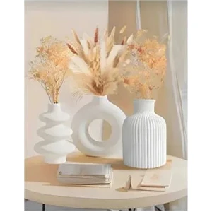 3lü Iskandinav Tarzı Bohem Vazo Hediyelik Pinterest Pampas Vazosu Set Vazo Dekoratif Eşya