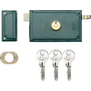 Kilit 1170K Tirajlı Kapı Kilitleri Karşılıklı 140 mm , Yeşil