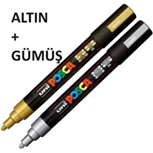 Posca 2'li Marker Pc-5m (1.8-2.5mm) Poska PC5M Pc - 5m