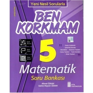 Ata Yayıncılık 5.Sınıf Ben Korkmam Matematik Soru Bankası