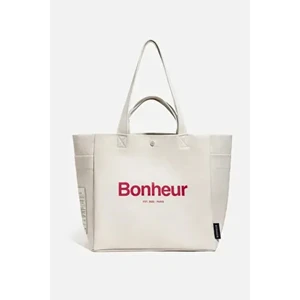 N°4 Kanvas Çanta- Soft Gray