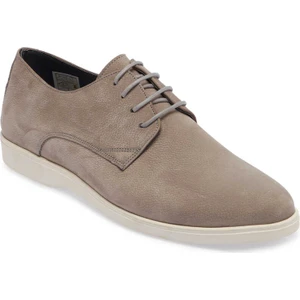 Gri Hakiki Nubuk Deri Erkek Casual Ayakkabı - E24I1AY56768-A40