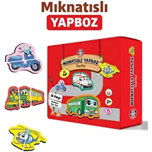 Çocuk Akademi Mıknatıslı Yapboz Serisi Taşıtlar