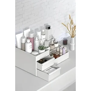 Petite Çekmeceli Mini Çok Amaçlı Organizer Kozmetik Parfüm Mini Elegance Ruj Serum Takı Düzenleyici
