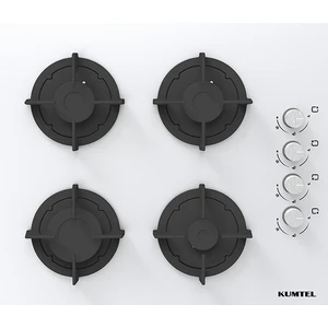 Plus Beyaz Cam Ankastre Ocak Ko-40 Tahdf