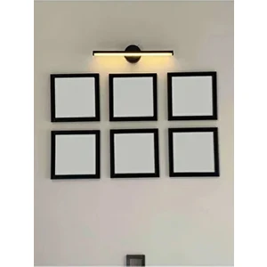 6’lı Siyah Çerçeve Seti – 20X20 cm Kare Duvar Dekoru ve Fotoğraf Çerçevesi