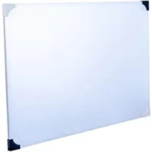 70x100 Siyah - Beyaz Köşeli Duvara Monte Yazı Tahtası, Dayanıklı Malzeme ile Modern Tasarım