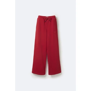 Kadın Wide Flare Red Sweatpant S