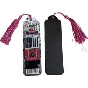 Sağlıkçı Tramvay Temalı Mıknatıslı Kitap Ayracı 13x4 cm Renkli Magnet Tasarım