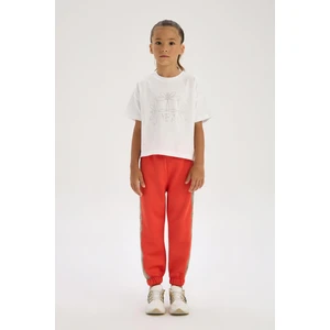 Bg Store Kız Çocuk Beyaz Tshirt