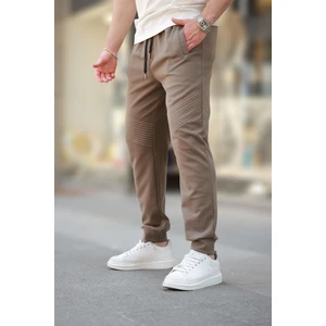 Kahverengi Manşetli Erkek Eşofman Altı E6570