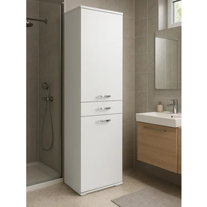 Ayris Çok Amaçlı Dolap Kiler Dolabı Mutfak Banyo Dolabı Beyaz