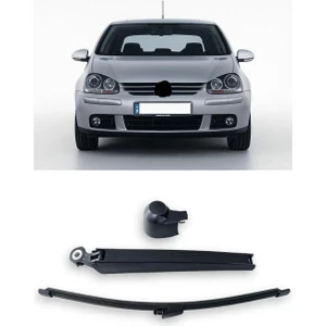 Volkswagen Golf 5 Mk5 2004-2008 Arka Cam Silecek Kolu ve Süpürgesi Kapak Takım 6Q6955707C