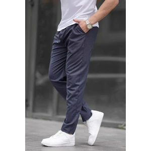 Lacivert Pantolon Erkekler İçin Cepli Dokuma Kumaş 65% Pamuk 6531