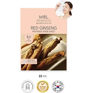 Kırmızı Ginseng Özü Içeren Kırışıklık Karşıtı Nemlendirici Yüz Maskesi