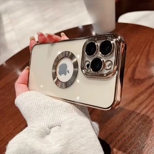 Apple iPhone 16 Pro Max Kamera Lens Korumalı Magsafe Şarj Destekli Arkası Şeffaf Yüksek Kalite Kılıf