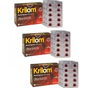 Ultra Krill Oil 30 Yumuşak Kapsül 3 Adet