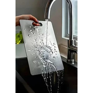 Cutmate Paslanmaz Çelik Antibakteriyel Mutfak Kesme Tahtası 24X34CM