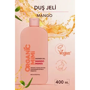 Duş Jeli Mango Mania, Mango & Lemongrass Vücut Şampuanı, 400 ml