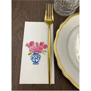 Pembe Güller Bleu Blanc Sunum Peçetesi 16LI