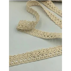 5 Metre Pamuk Dantel Şerit 1.7 cm Kopanaki Güpür