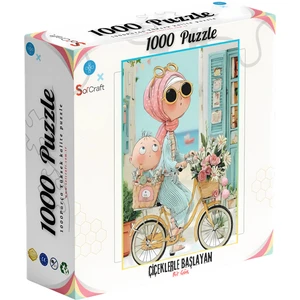 Soi Craft 1000 Parçaa Puzzle Çiçeklerle Başlayan Bir Gün